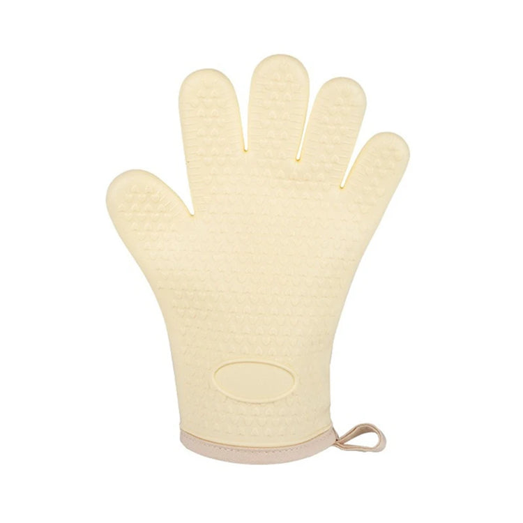 1PC Anti-Scald Thickened Silicone Gloves Heat Resistant Microwave Oven Baking Gloves BBQ Gloves Anti-Slip Heat Insulation Mitts