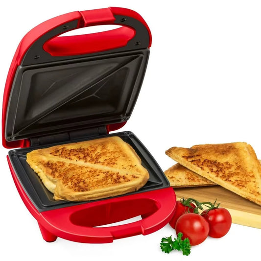 Sandwich Maker Grill, 520 Watts, Red