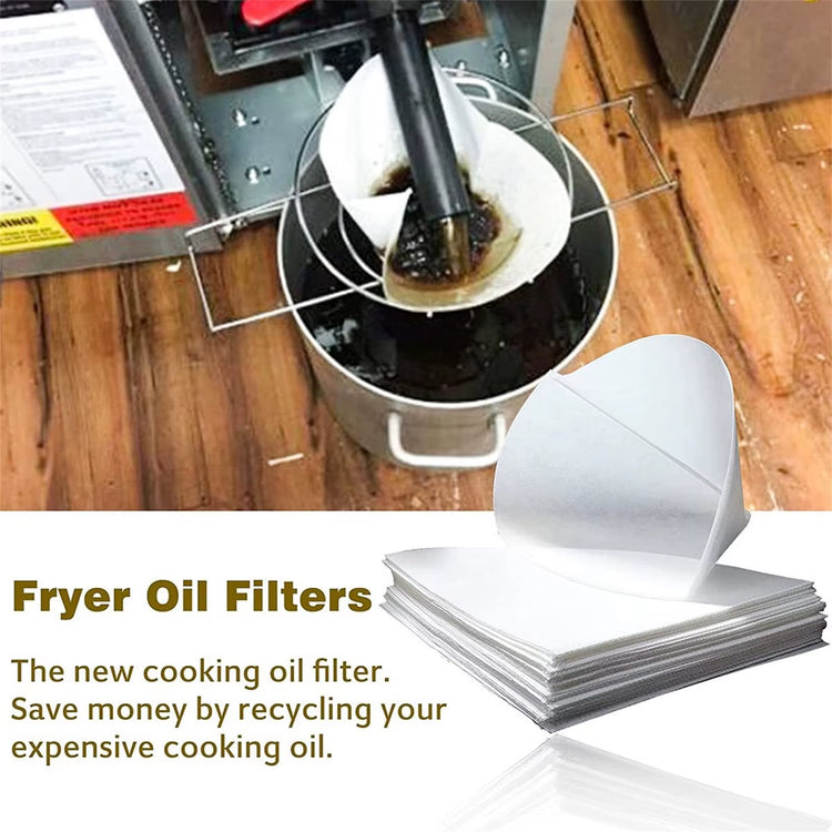 New Fryer Oil Filter Cone Filters Non-Woven Filter Cones Cooking Oil Filter Cones Filter Kitchen Restaurants Hotels Accessory