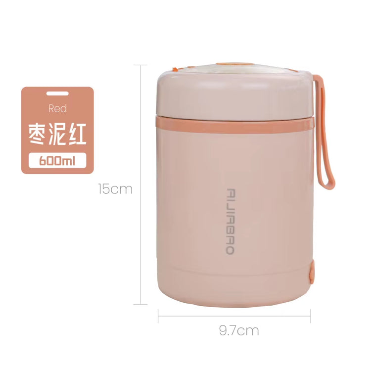600ML USB Electric Heating Lunch Box Portable Picnic Milk Drink Food Heater Stainless Steel Food Warmer Container 5V 12V 24V