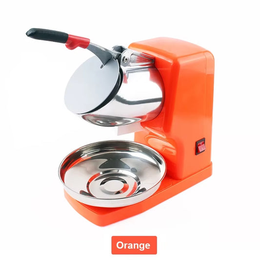110V/220V Stainless Steel Electric Ice Crusher Chopper Commercial Slush Sand Block Shaver Snow Cone Smoothie Slushies Machine EU