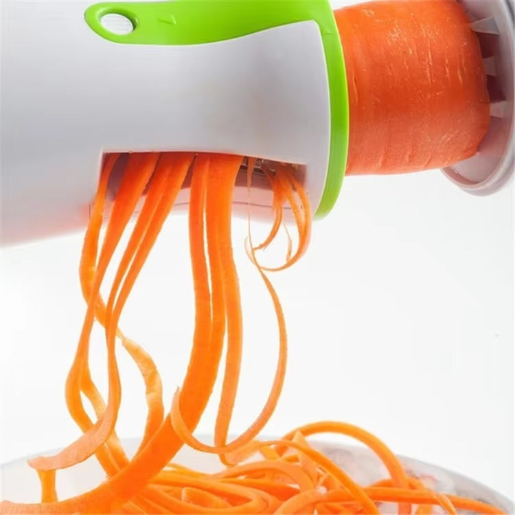 3 in 1 Vegetable Spiralizer Portable Stainless Steel Slicer Veggie Pasta and Spaghetti Maker for Low Carb Gluten Free Meals