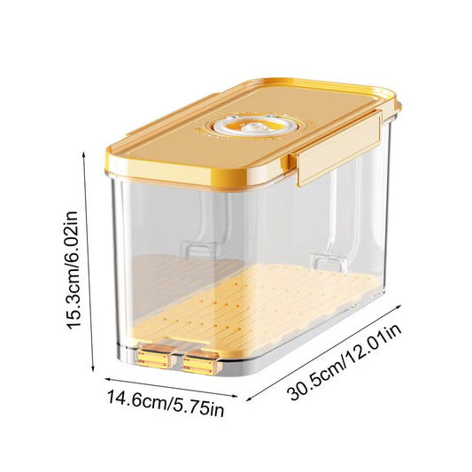Food Sealed Box Storage Containers with Vacuum Pump Fresh-Keeping Storage Box Sealed Food Jar with Lid Vacuum Storage Box