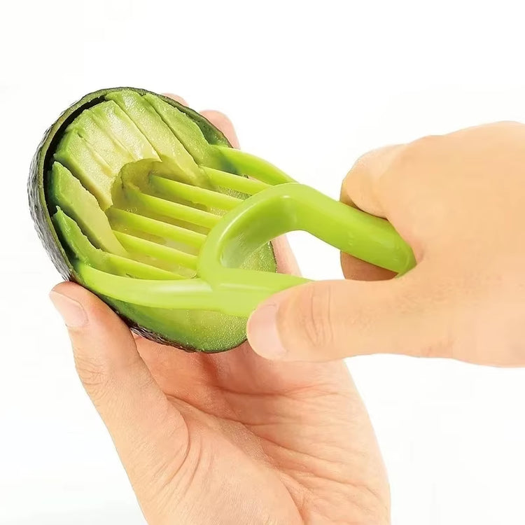 3 in 1 Avocado Slicer Shea Corer Plastic Knife Fruit Peeler Cutter Pulp Separator for Home Kitchen Gadgets Fruit Vegetable Tools