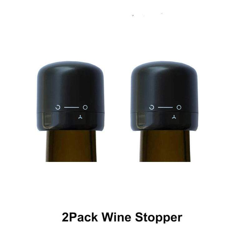 Champagne Wine Bottle Stopper with Silicone Wine Toppers Stopper Reusable Wine Saver Cork Superior Leak-Proof Keeps Wine Fresh
