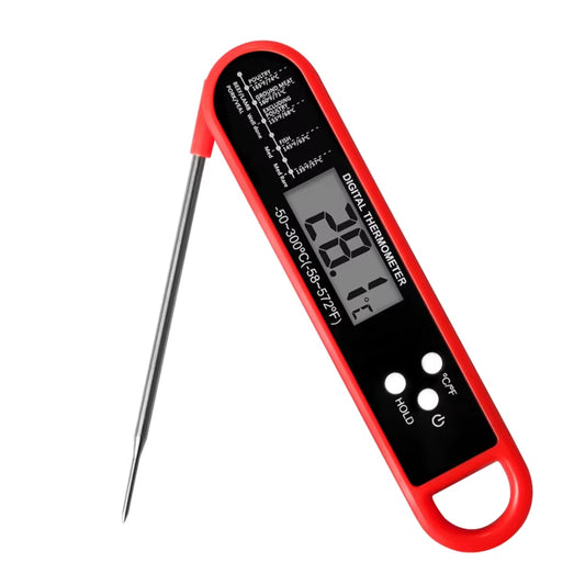 Digital Meat Thermometer for Cooking, Kitchen Food Thermometer for BBQ Grill Smoker Oil Fry Candy Instant Read Thermometer