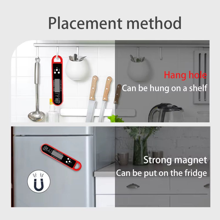 Digital Meat Thermometer for Cooking, Kitchen Food Thermometer for BBQ Grill Smoker Oil Fry Candy Instant Read Thermometer