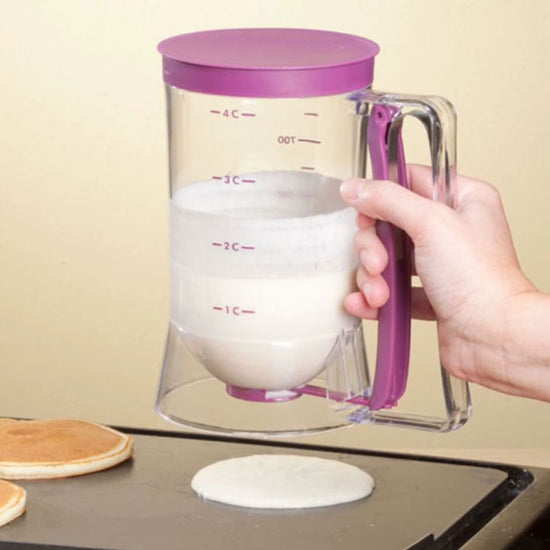 Batter Dispenser ABS 900Ml Batter Cream Separator Baking Tool for Pancake Cupcake Cake Waffle Cupcake Batter Dispenser