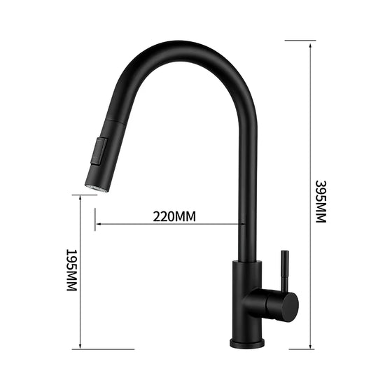 Smart Touch Kitchen Faucets Crane for Sensor Kitchen Water Tap Sink Mixer Rotate Touch Faucet Sensor Water Mixer KH-1015