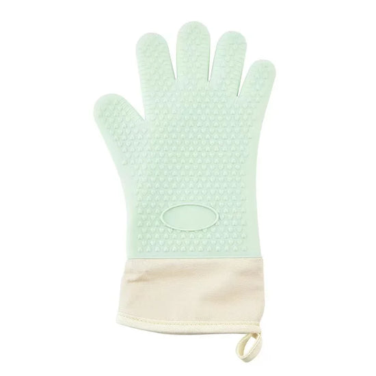1PC Anti-Scald Thickened Silicone Gloves Heat Resistant Microwave Oven Baking Gloves BBQ Gloves Anti-Slip Heat Insulation Mitts