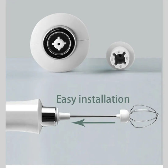 3 in 1 Portable Electric Milk Frother Foam Maker Handheld Rechargeable Foamer High Speeds Drink Mixer Coffee Frothing Wand