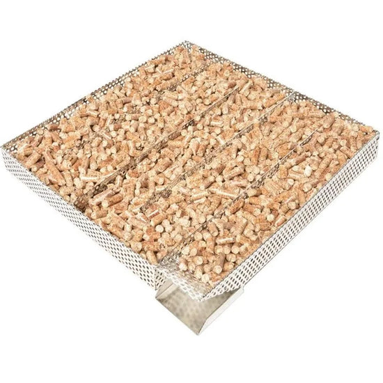 Stainless Steel Pellet Smoke Generator Cooking Tool for BBQ Grill Hot or Cold Smoking Box Grill Meat Fish Cheese Barbecue Tool