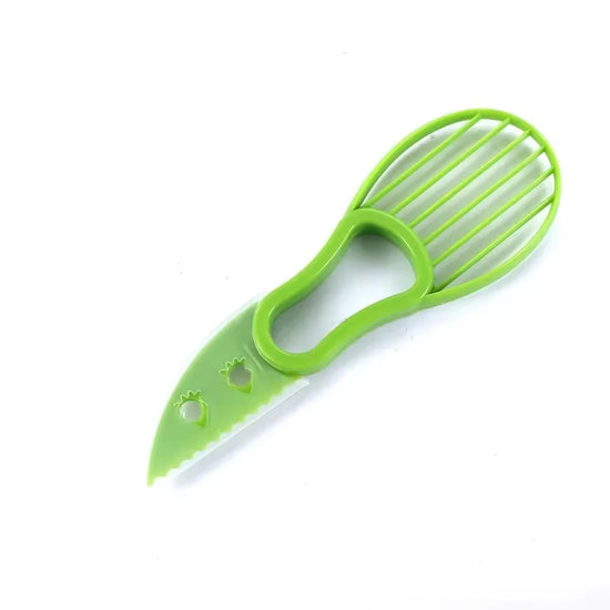 3 in 1 Avocado Slicer Shea Corer Plastic Knife Fruit Peeler Cutter Pulp Separator for Home Kitchen Gadgets Fruit Vegetable Tools