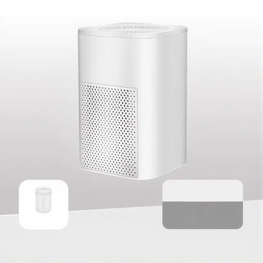 Home Air Purifier Mini Indoor Blue Light Negative Ion Air Freshener with HEPA Filter for Office
