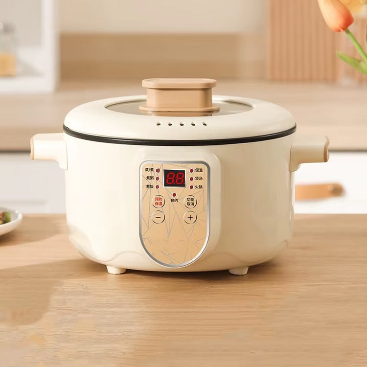 220V Smart Home Electric Wok Appointment Rice Cooker Multifunction Pot Large Capacity Electric Hot Pot Kitchen Appliances 2.5L