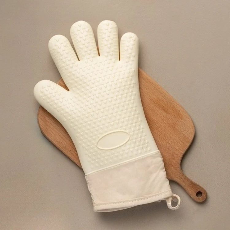 1PC Anti-Scald Thickened Silicone Gloves Heat Resistant Microwave Oven Baking Gloves BBQ Gloves Anti-Slip Heat Insulation Mitts