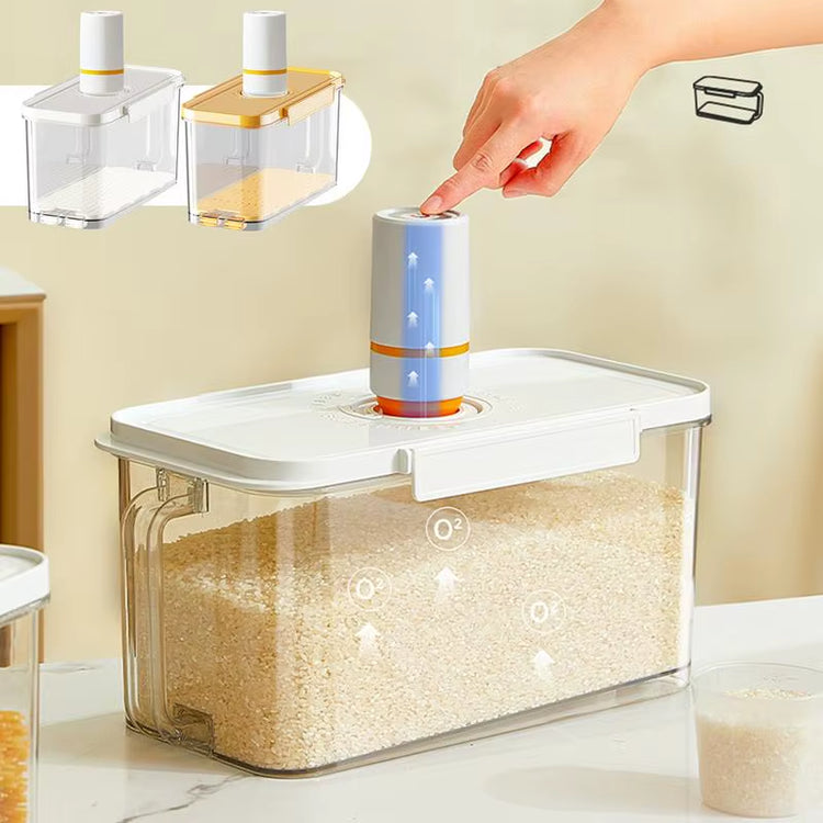 Food Sealed Box Storage Containers with Vacuum Pump Fresh-Keeping Storage Box Sealed Food Jar with Lid Vacuum Storage Box