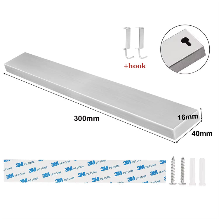 40CM 50CM Stainless Steel Knife Stand Magnetic Knife Holder Wall Block Storage Rack for Knives Kitchen Accessories Organizer