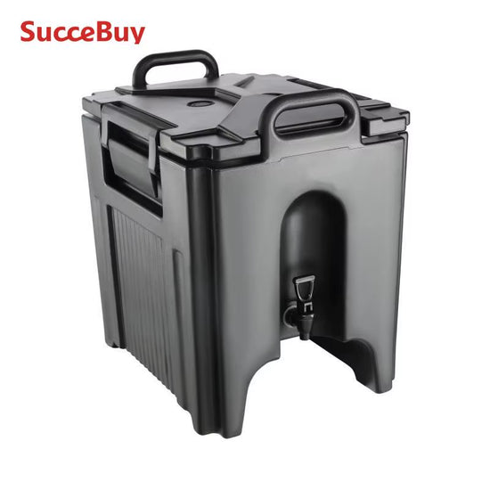 Succebuy 2.5 5 10 Gallon Insulated Beverage Dispenser Food-Grade Hot and Cold Beverage Server Thermal Drink Dispenser Cooler