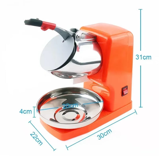 110V/220V Stainless Steel Electric Ice Crusher Chopper Commercial Slush Sand Block Shaver Snow Cone Smoothie Slushies Machine EU