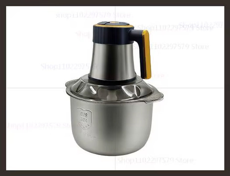 5L Electric Meat Grinder Stainless Steel Food Processor Chopper Kitchen Utensils Vegetable and Fruit Chopper Kitchens Utensil