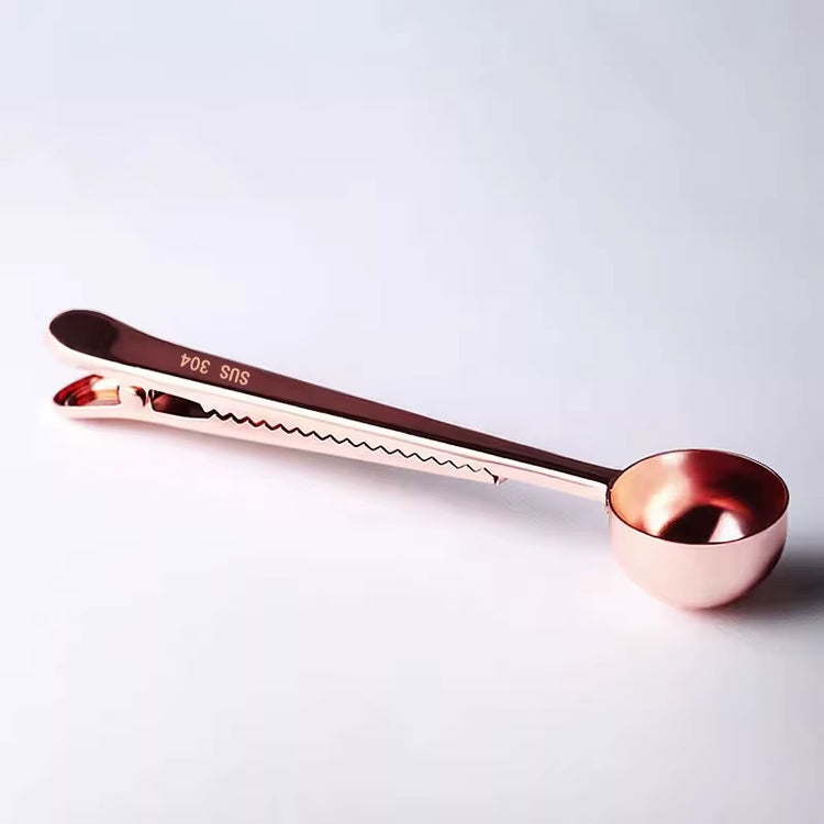 Coffee Spoon Measuring Beans Coffee Powder Sealing Clip Measuring Utensils Bean Measuring