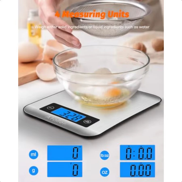 Smart Food Scales with Nutritional Calculator Smartphone App with 26 Nutrients Tracking Calorie Marco Digital Kitchen Weight Gr