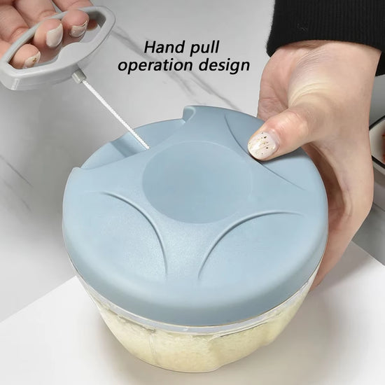 500/900ML Manual Meat Mincer Garlic Chopper Rotate Garlic Press Crusher Vegetable Onion Cutter Kitchen Cooking Accessories