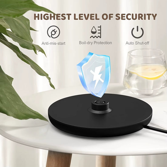 1Pc 1.8QT Electric Kettle, US Plug, Temperature Control with 7 Heat Settings & LED Display, (1100W) , Kitchen and Home
